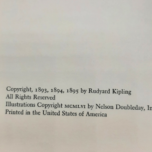All The Mowgli Stories by Rudyard Kipling 1895 Junior Deluxe Edition Hardcover - Picture 6 of 10